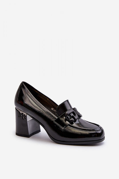 black heeled low shoes alternate angle