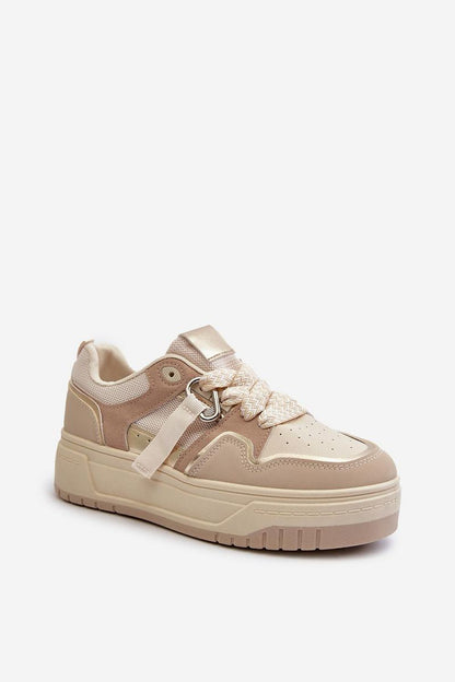 beige sport shoes alternate angle