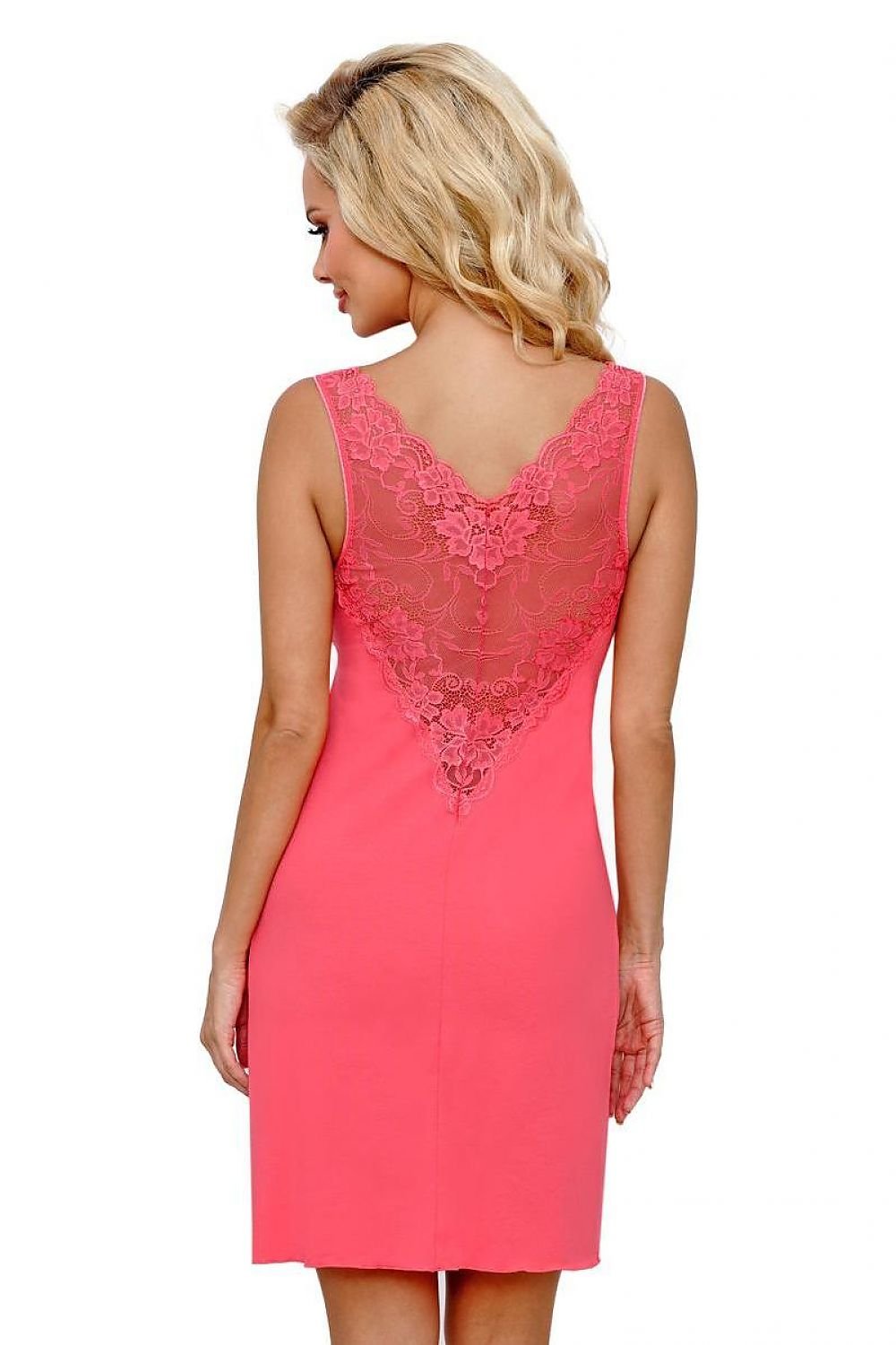 red lace nightshirt view 8