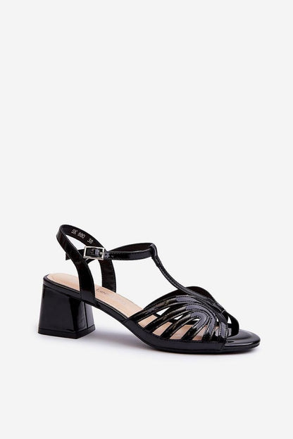 black heel sandals alternate angle