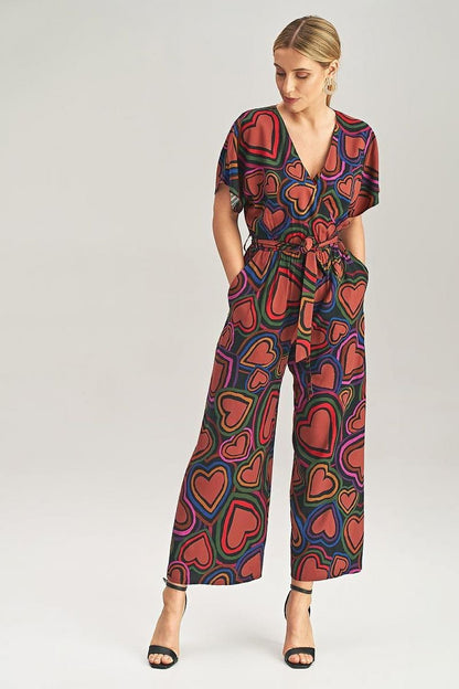 multicolor wrap suit alternate angle