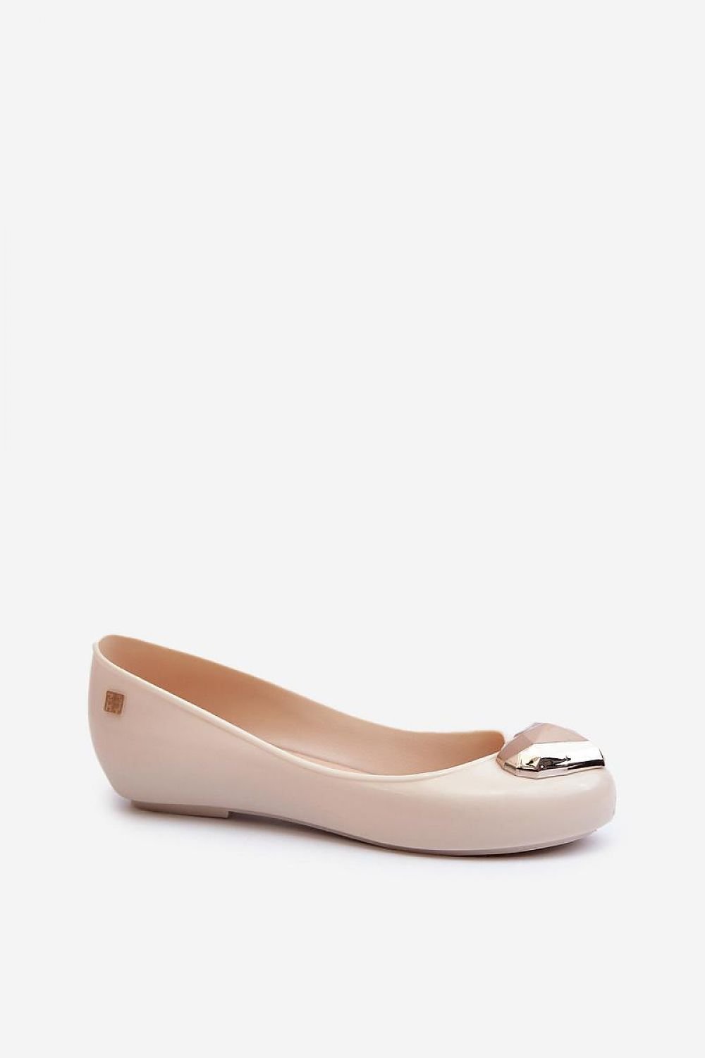 beige ballet flats side view