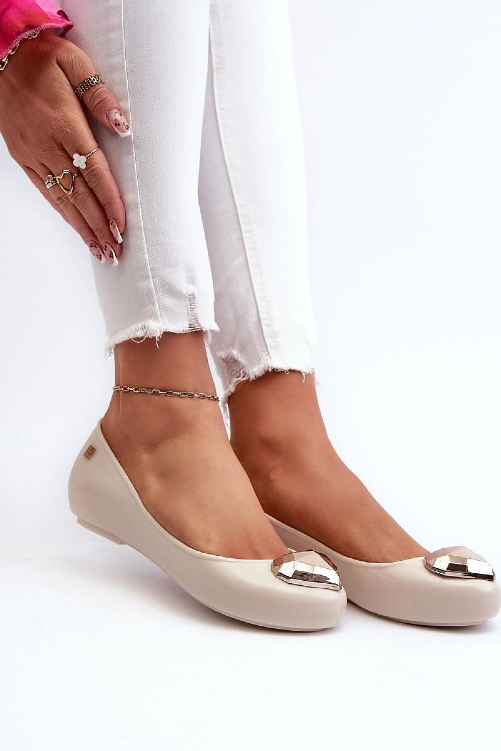 beige ballet flats view 6