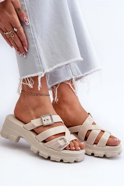 pink flip-flops side view