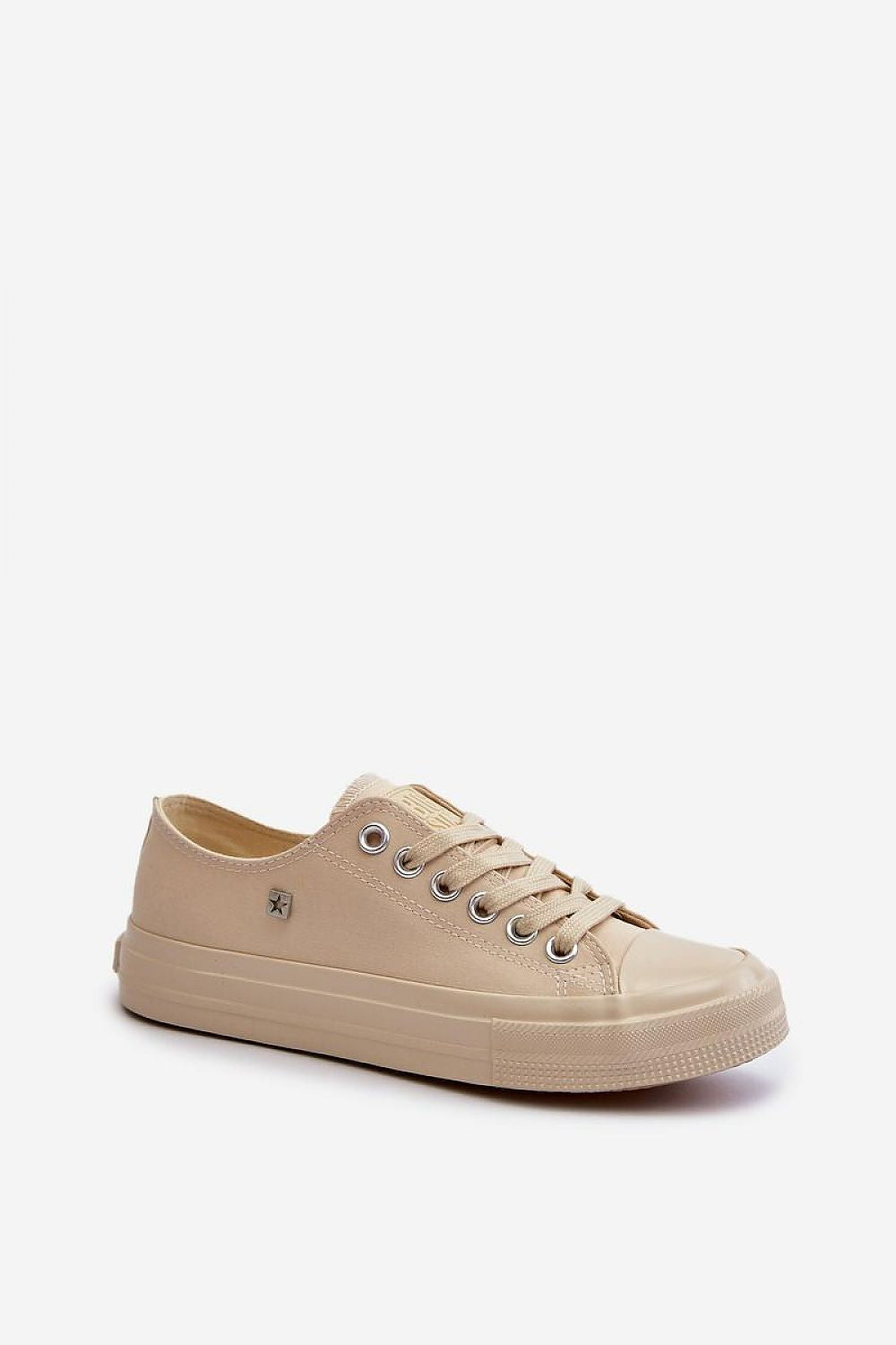 beige mini sneakers alternate angle