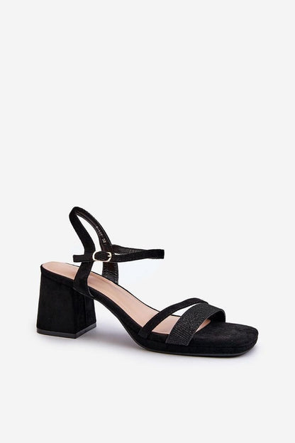 black heel sandals alternate angle
