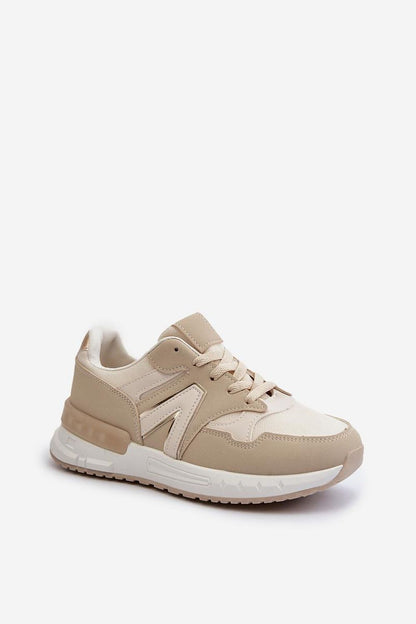 beige sport shoes alternate angle