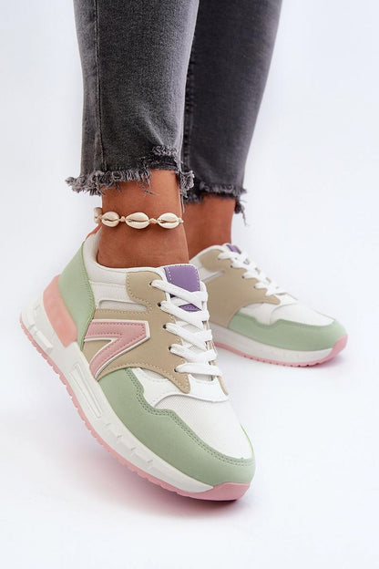 beige sport shoes view 7