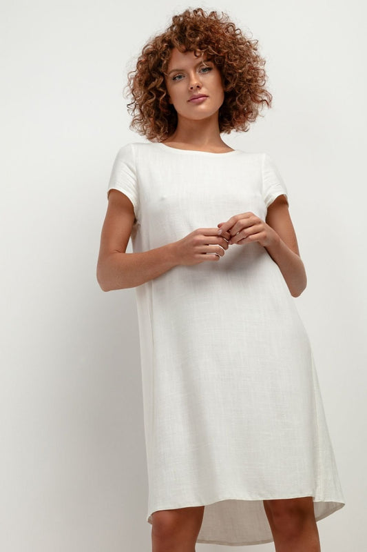 white day dress front view