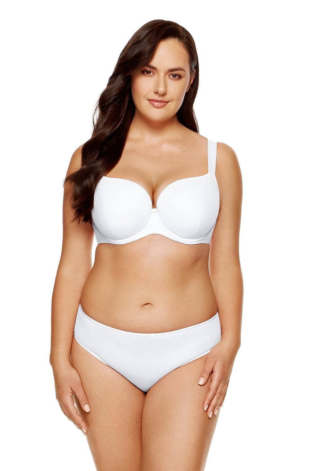 white lace padded bra alternate angle