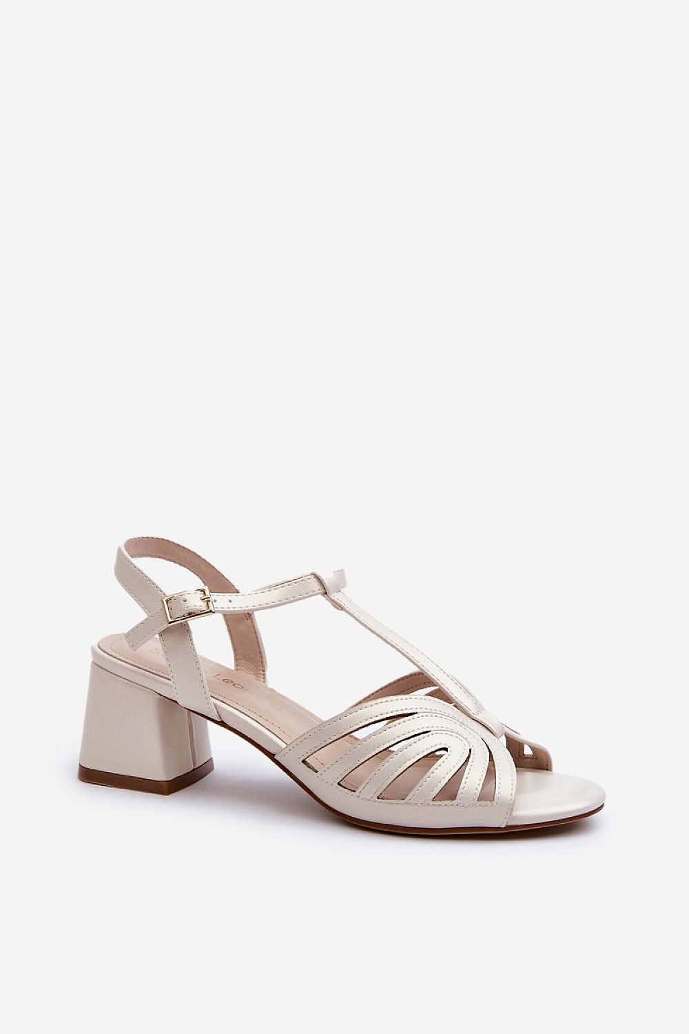 black heel sandals view 8