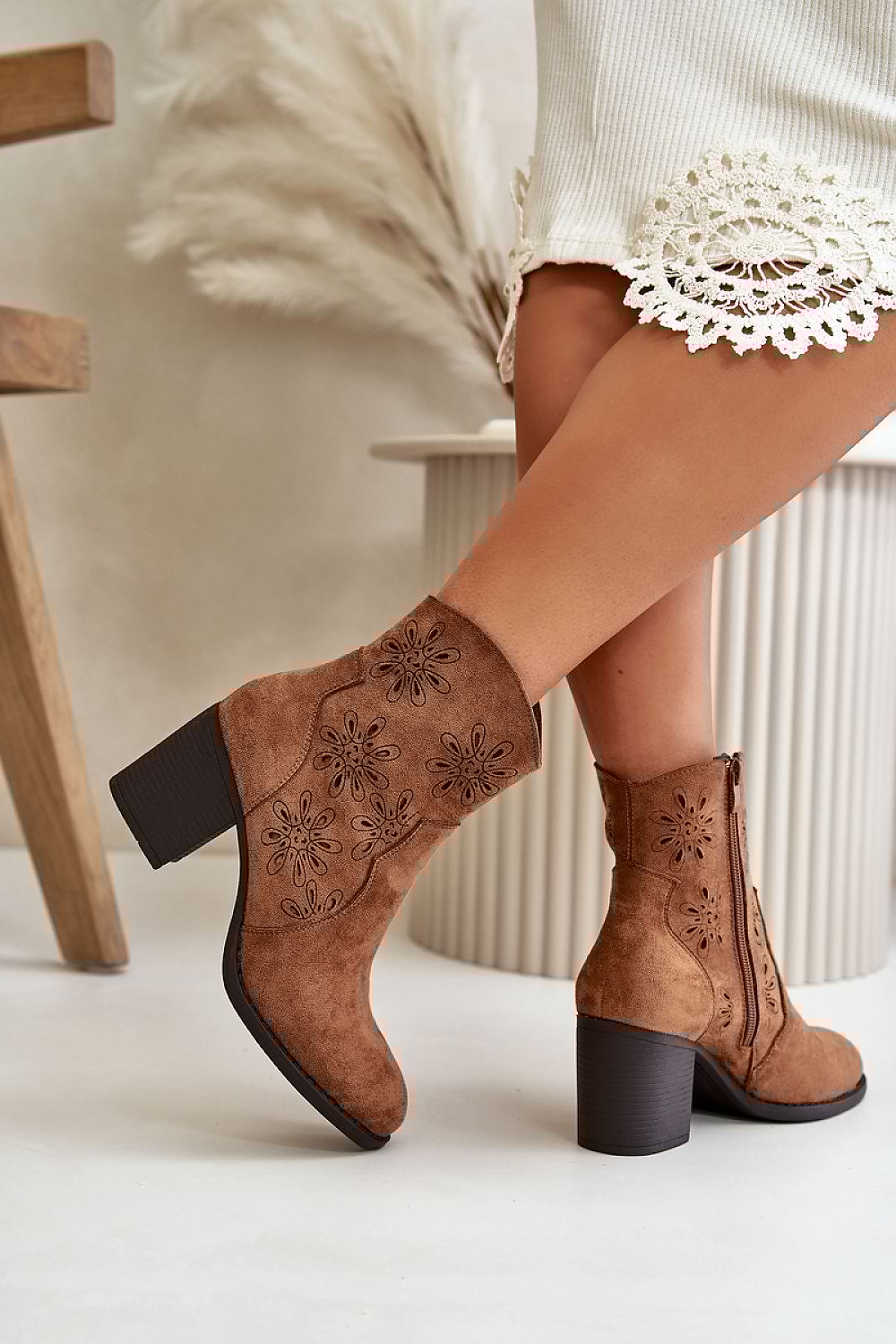 brown heel boots alternate angle
