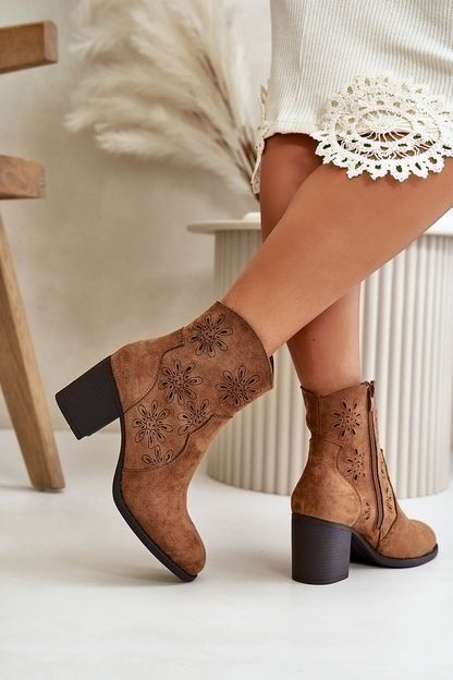 brown heel boots alternate angle
