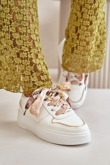 white sport shoes back view