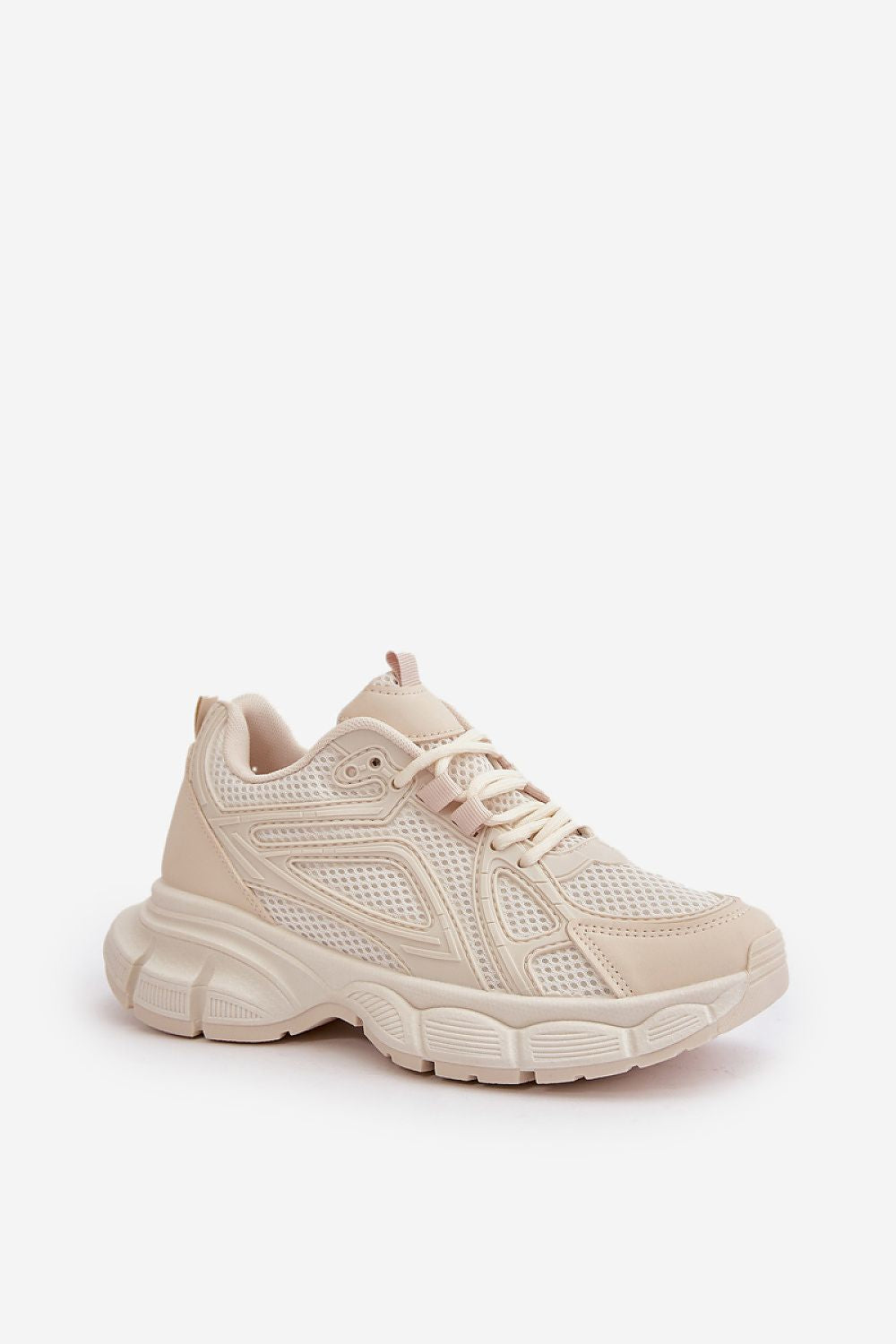 beige sport shoes alternate angle