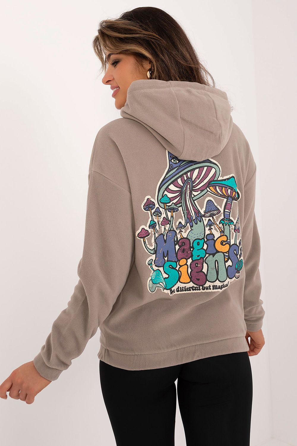 Women's Beige Sweatshirt view 5