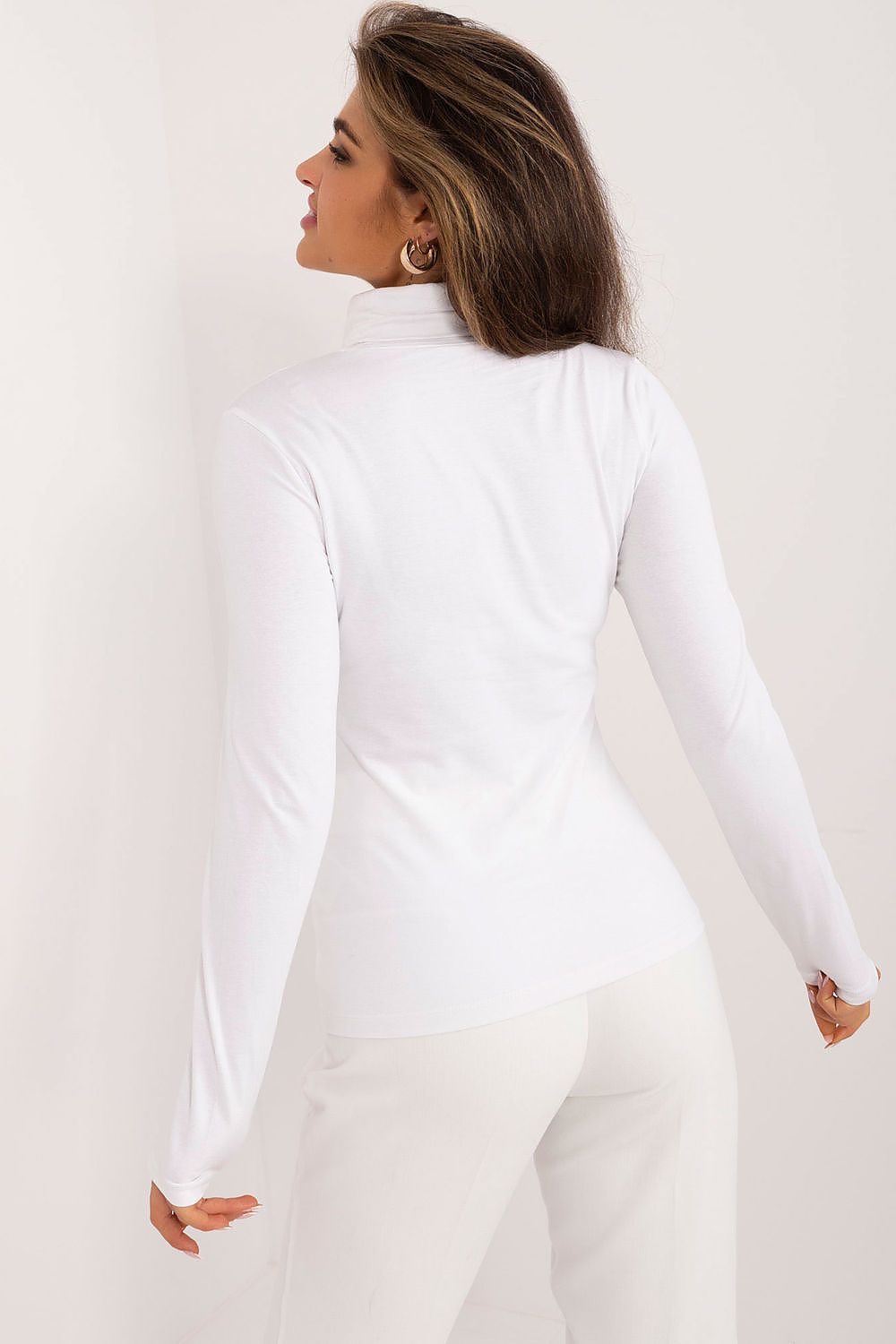 Women's Beige and White Blouse view 6