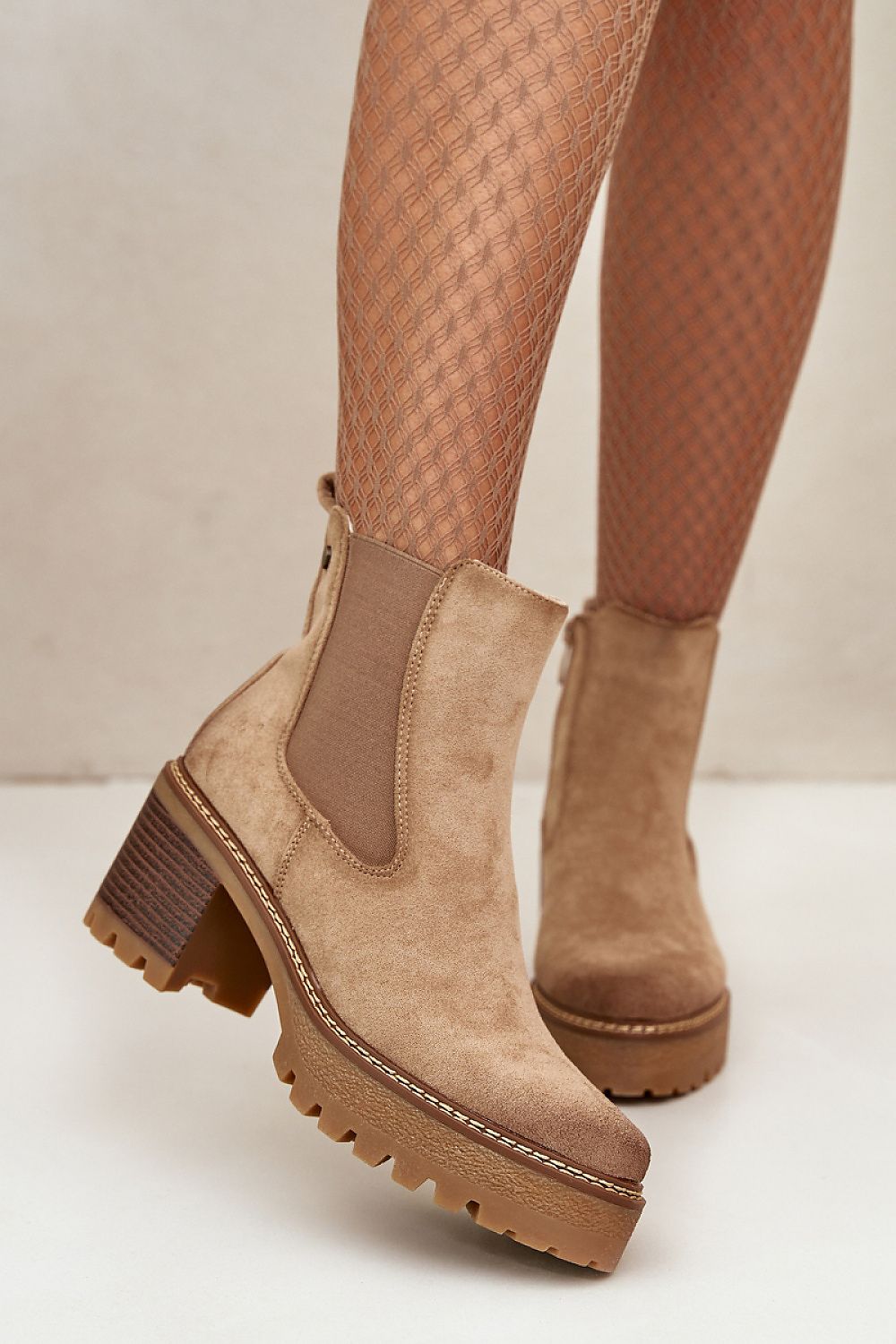 brown heel boots view 6