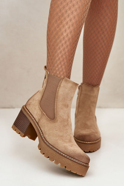 brown heel boots view 6
