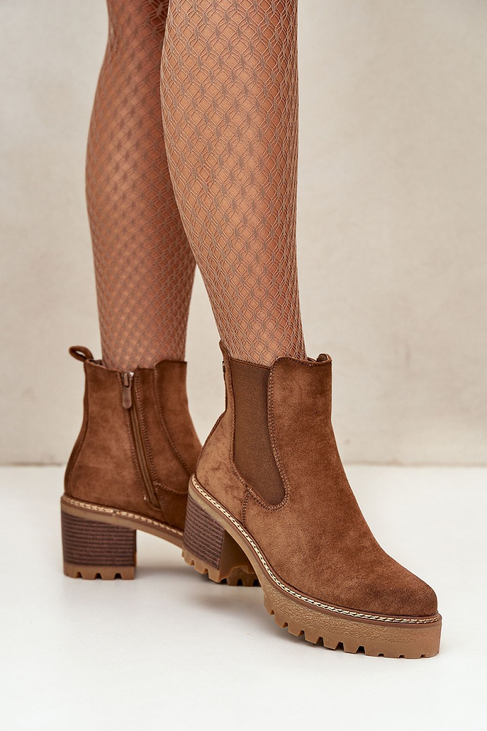 brown heel boots view 10