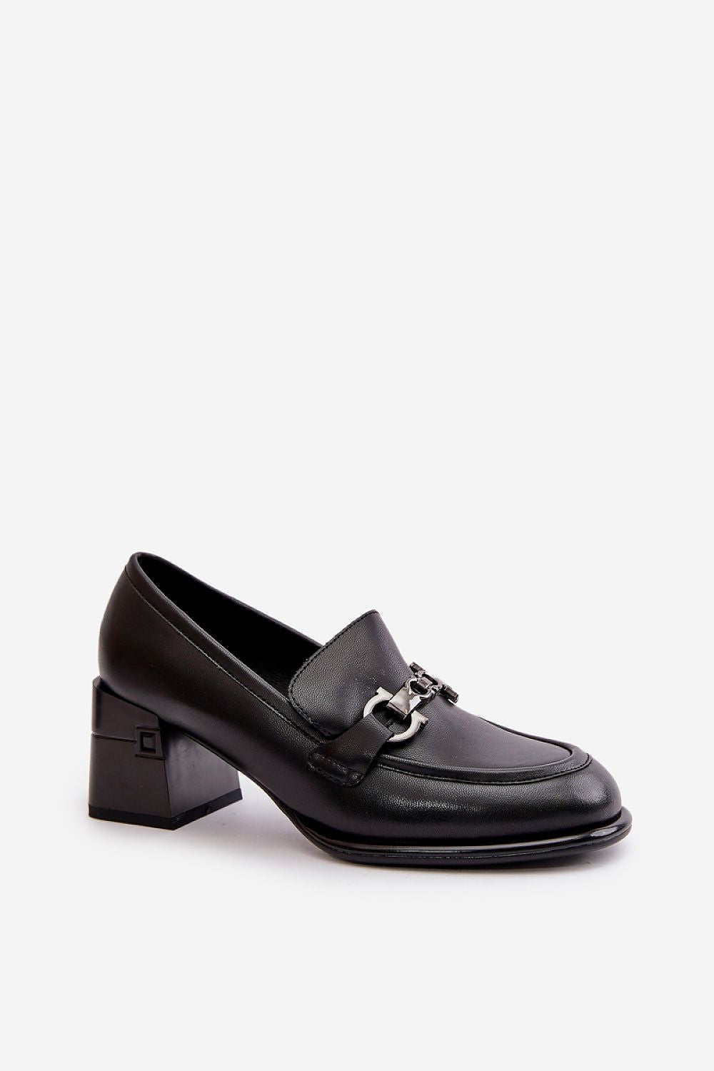 black heeled low shoes alternate angle