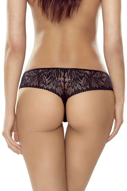 black lace t-backs detail view