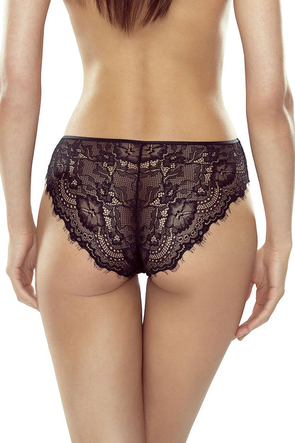 black lace panties detail view
