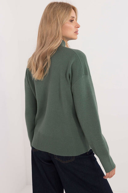 Women's Black and Green Jumper view 6