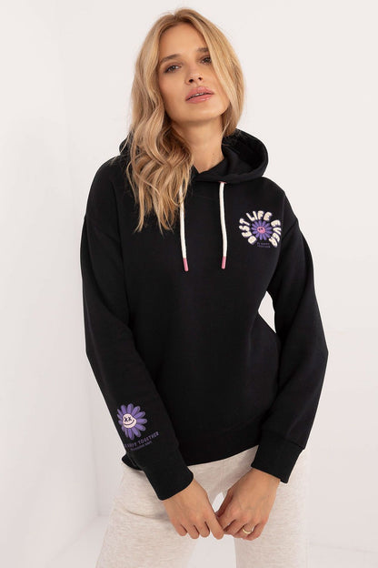 Women's Violet and Grey Sweatshirt view 5