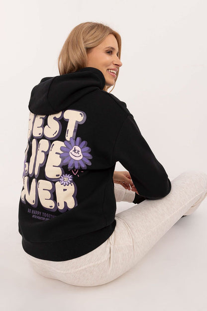 Women's Violet and Grey Sweatshirt view 7