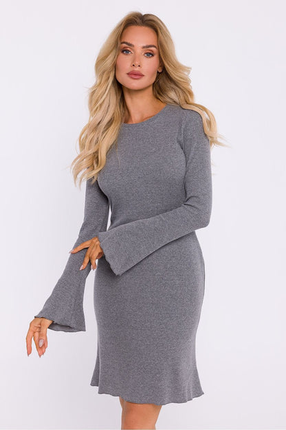 grey day dress front view