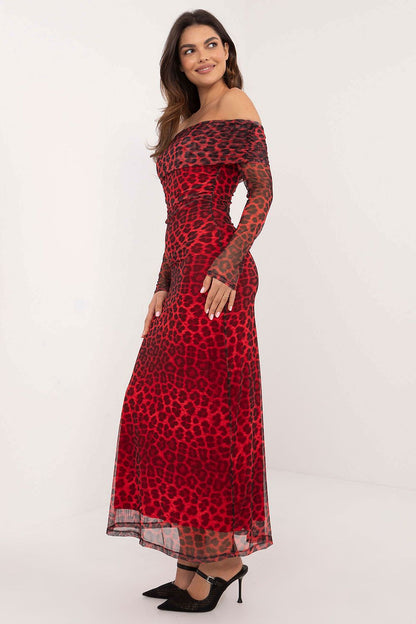 red pencil midi dresses alternate angle