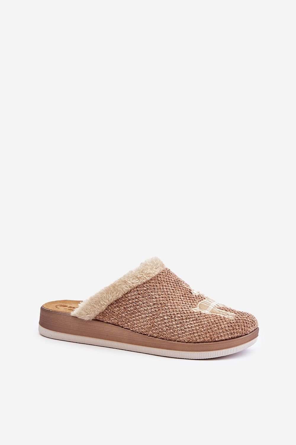 pink slippers side view