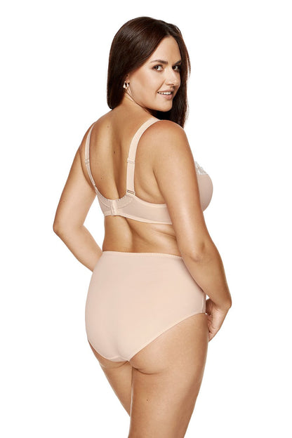 beige panties back view