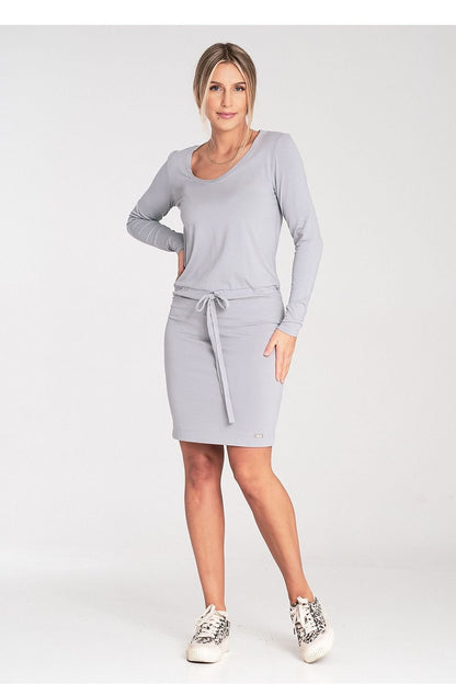 green long sleeve day dress view 14