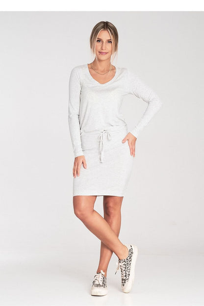 green long sleeve day dress view 20