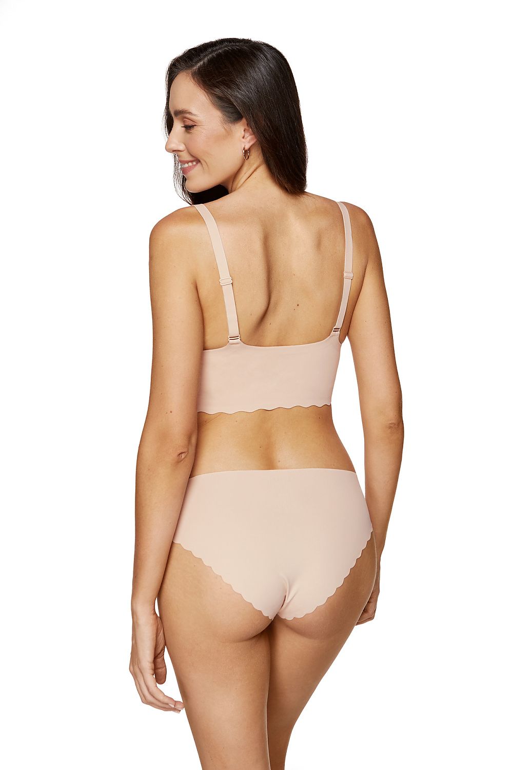 beige mini beige mini soft wireless bra with removable inserts – comfortable, invisible support for everyday wear