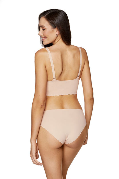 beige mini beige mini soft wireless bra with removable inserts – comfortable, invisible support for everyday wear