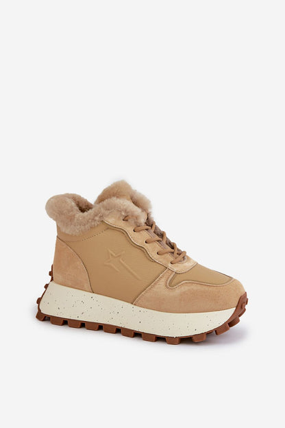 beige lace sport shoes alternate angle