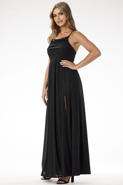 green strapless maxi long dress view 6