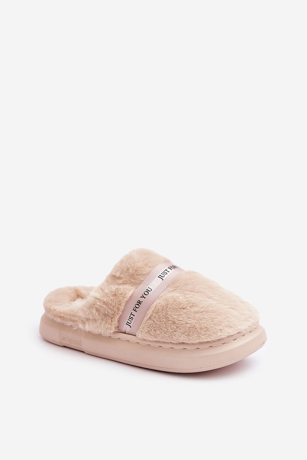 beige slippers alternate angle