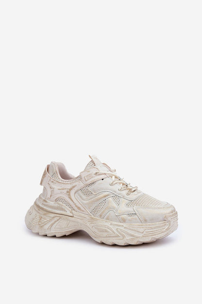 beige lace sport shoes alternate angle