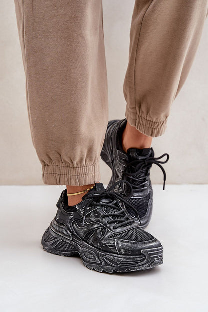 beige lace sport shoes view 6