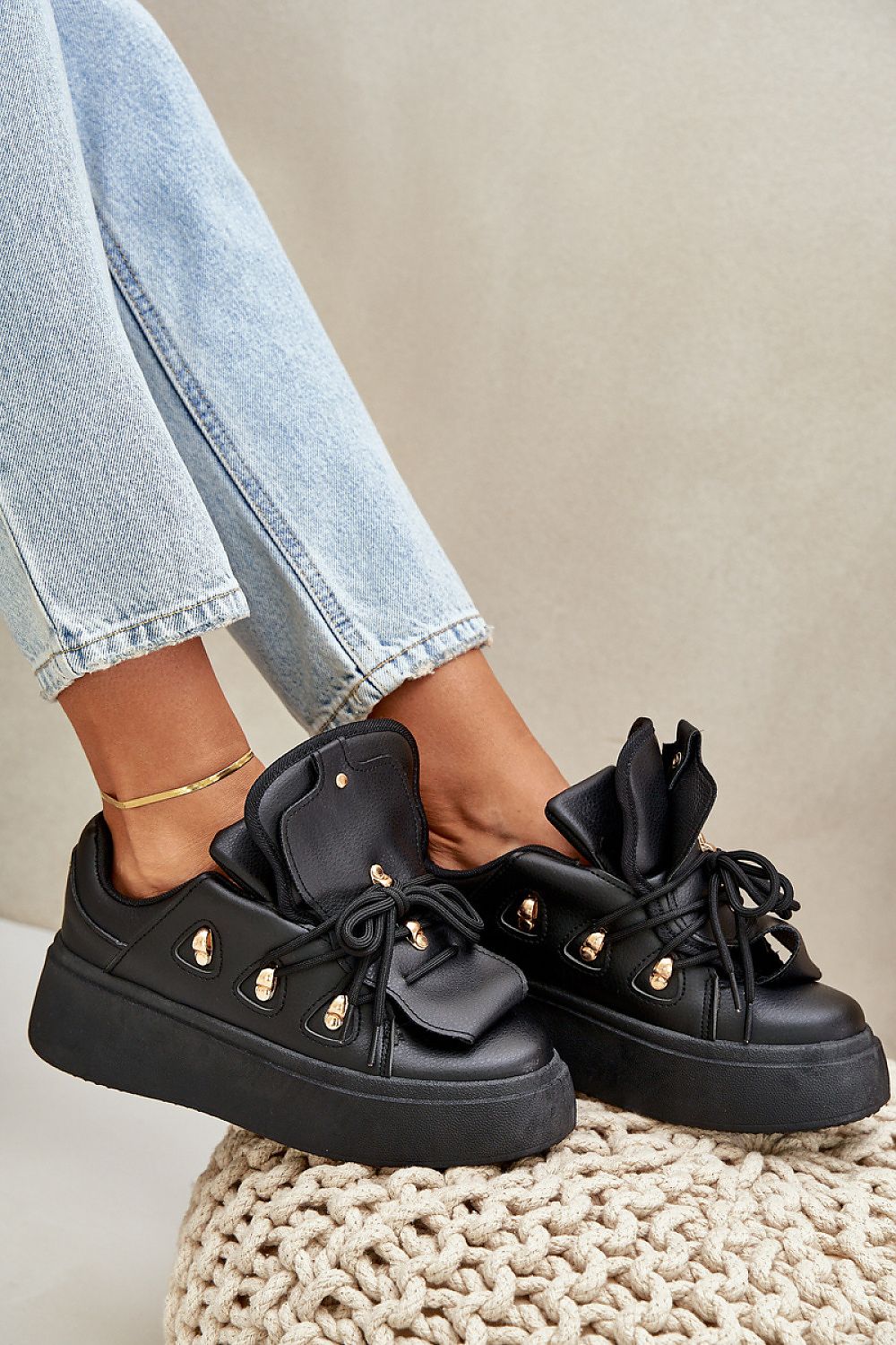 beige sport shoes view 6