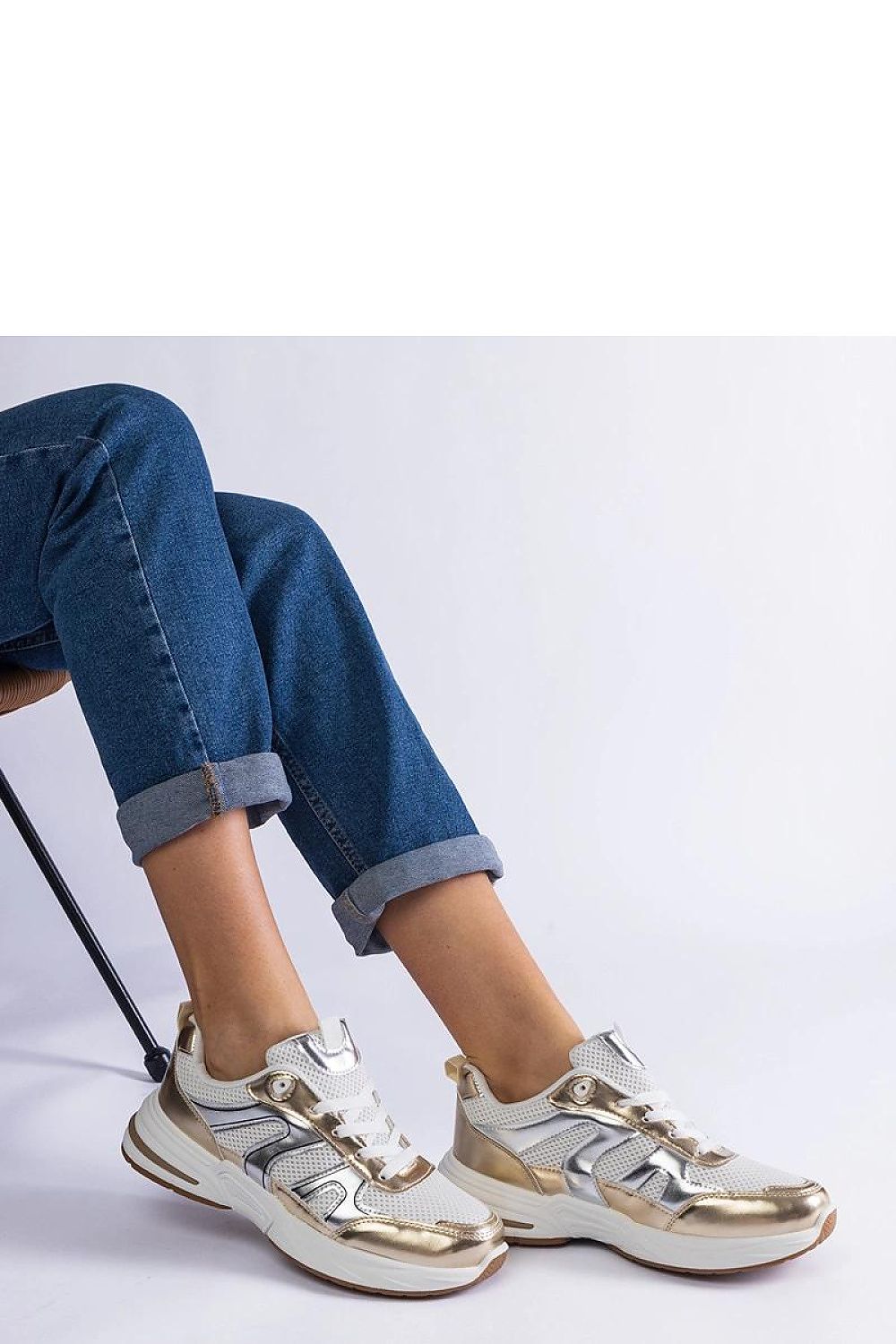 ~ lace sneakers front view