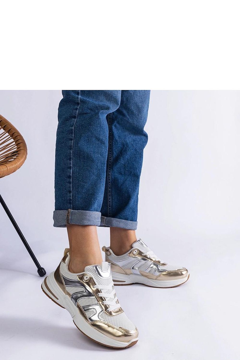 ~ lace sneakers back view