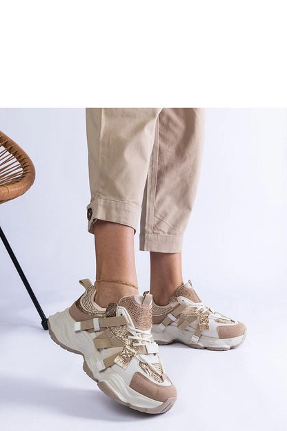 beige lace sneakers alternate angle