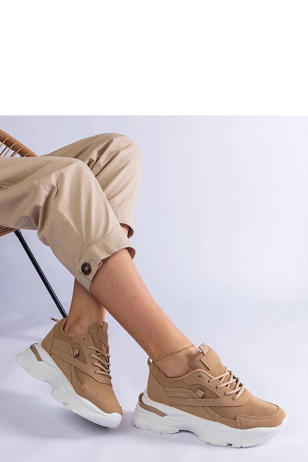 brown lace sneakers alternate angle