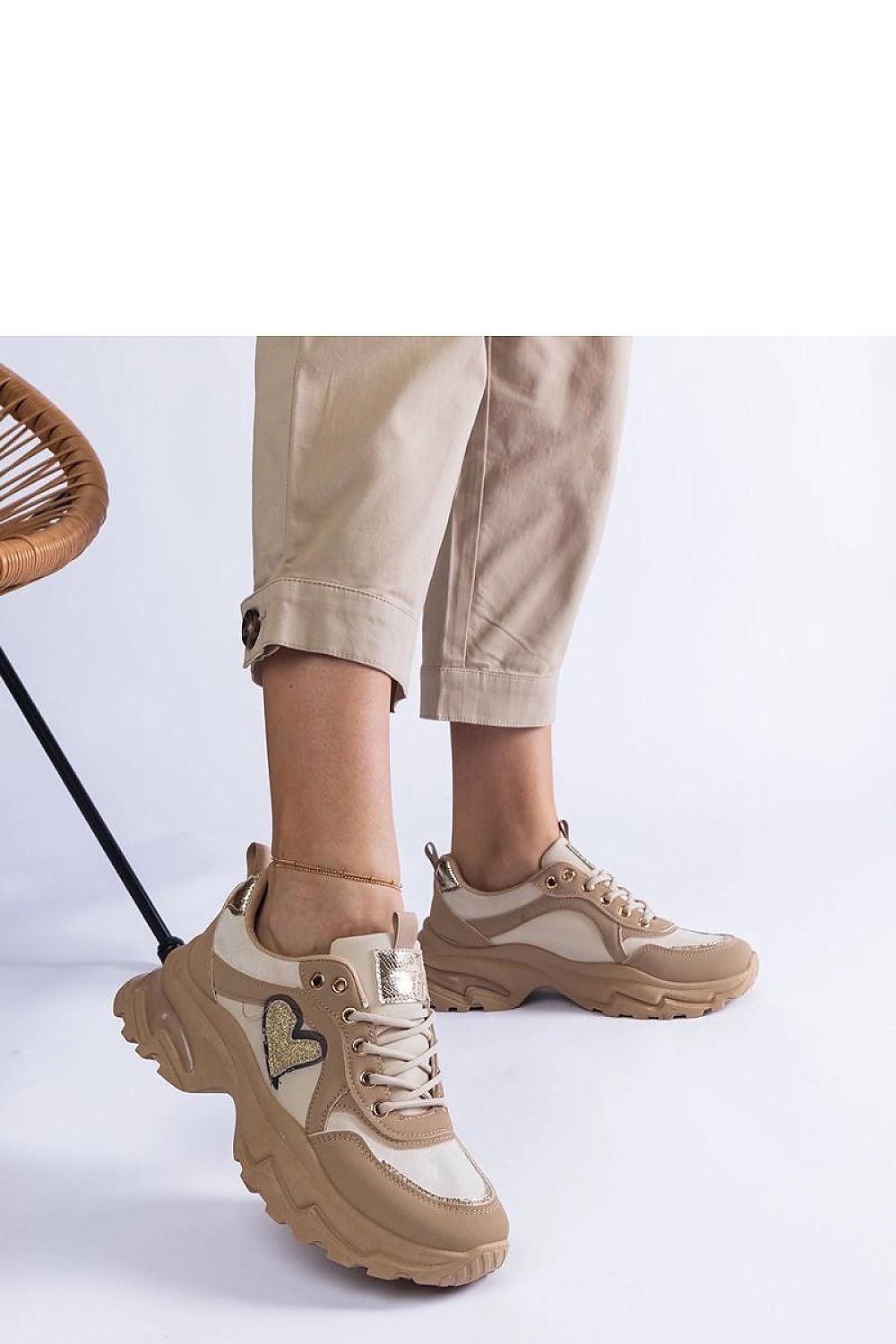 brown lace sneakers alternate angle