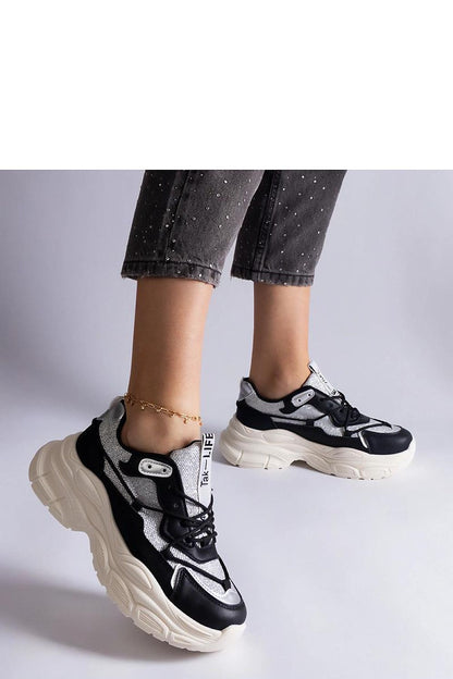 black lace sneakers alternate angle